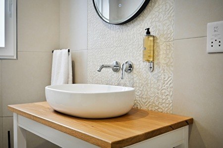 Stylish bathrooms with all required amenities