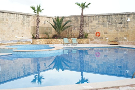 Large outdoor pool available to all guests